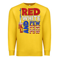 Lemon red white and pew pew pew Premium Sweatshirt - texasbilliewilder