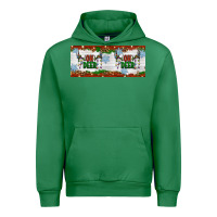 Emerald oh deer christmas Urban Hoodie - Artiststas