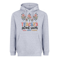 Heather Grey teacher plant seeds that grow forever Heavyweight Hoodie - MaliasSmallBusiness