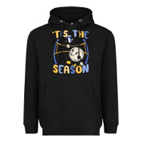 Black tis the season volleyball Heavyweight Hoodie - MaliasSmallBusiness