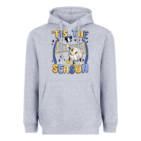 Heather Grey tis the season volleyball Heavyweight Hoodie - MaliasSmallBusiness
