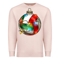 Pale Pink christmas  volleyball Premium Sweatshirt - Zillion Design Studio