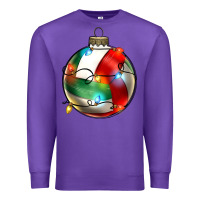 Purple christmas  volleyball Premium Sweatshirt - Zillion Design Studio
