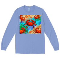 Colony Blue crab Long Sleeve Tee - BarkalooDesign