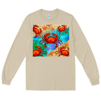 Mushroom crab Long Sleeve Tee - BarkalooDesign