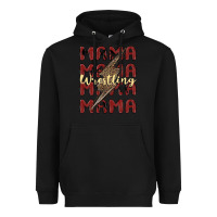 Black wrestling mama Heavyweight Hoodie - MaliasSmallBusiness