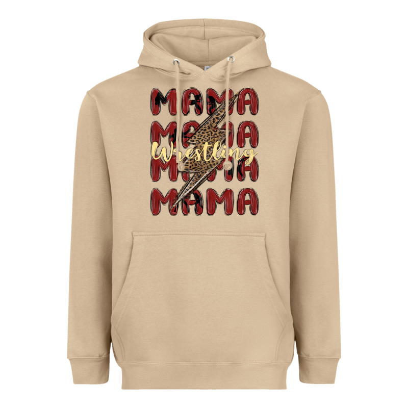 Wrestling Mama Heavyweight Hoodie by MaliasSmallBusiness | Teevron