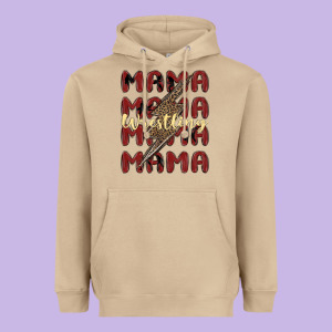 Wrestling Mama Heavyweight Hoodie Designed By Maliassmallbusiness