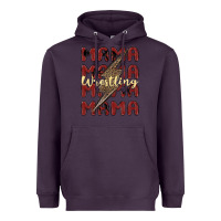 Plum wrestling mama Heavyweight Hoodie - MaliasSmallBusiness