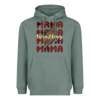 Sage wrestling mama Heavyweight Hoodie - MaliasSmallBusiness