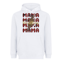 White wrestling mama Heavyweight Hoodie - MaliasSmallBusiness