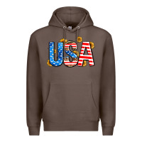 Coffee usa sunflower Premium Hoodie - AdoDesignShop
