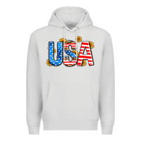 Dove Grey usa sunflower Premium Hoodie - AdoDesignShop