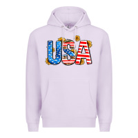 Lilac usa sunflower Premium Hoodie - AdoDesignShop