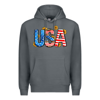 Rock usa sunflower Premium Hoodie - AdoDesignShop