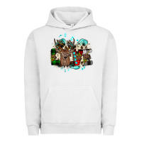 Pigment Lunar Rock love wood slice ornament Urban Hoodie - JahusDesignShop