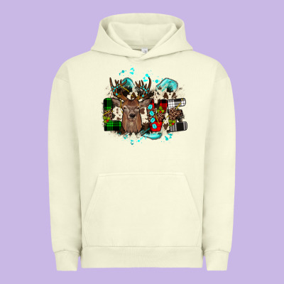 Love Wood Slice Ornament Urban Hoodie Designed By Jahusdesignshop