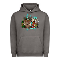Pigment Tornado love wood slice ornament Urban Hoodie - JahusDesignShop