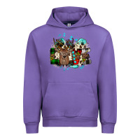 Tulip love wood slice ornament Urban Hoodie - JahusDesignShop