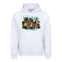 White love wood slice ornament Urban Hoodie - JahusDesignShop