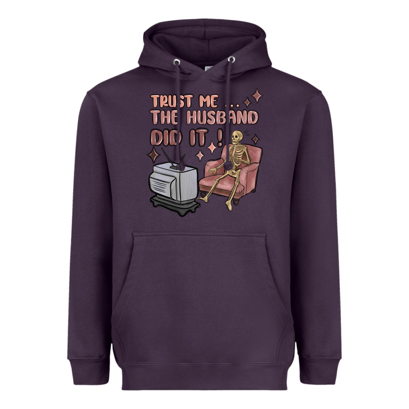 Trust Me The Husband Did It Heavyweight Hoodie by MaliasSmallBusiness | Teevron