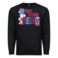 Black red white boozy billie wilder Premium Sweatshirt - texasbilliewilder