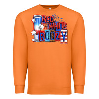 Carrot red white boozy billie wilder Premium Sweatshirt - texasbilliewilder