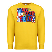Red White Boozy Billie Wilder Premium Sweatshirt | Teevron