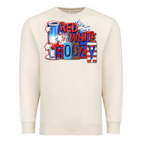 Sandshell red white boozy billie wilder Premium Sweatshirt - texasbilliewilder