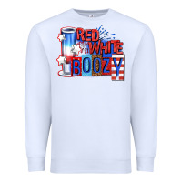 White red white boozy billie wilder Premium Sweatshirt - texasbilliewilder