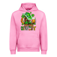 Fuchsia Pink one lucky  cowboy with hat and boots Urban Hoodie - AdoDesignShop