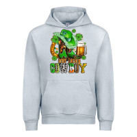 Heather Grey one lucky  cowboy with hat and boots Urban Hoodie - AdoDesignShop