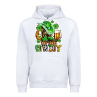 White one lucky  cowboy with hat and boots Urban Hoodie - AdoDesignShop
