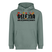 Sage dslexia awareness month Heavyweight Hoodie - MaliasSmallBusiness