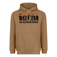 Toasted Coconut dslexia awareness month Heavyweight Hoodie - MaliasSmallBusiness