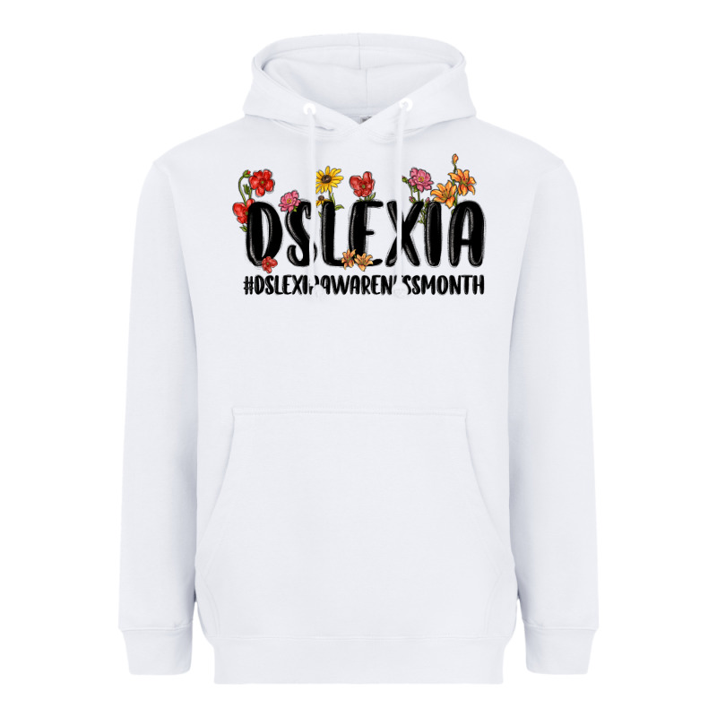 Dslexia Awareness Month Heavyweight Hoodie by MaliasSmallBusiness | Teevron