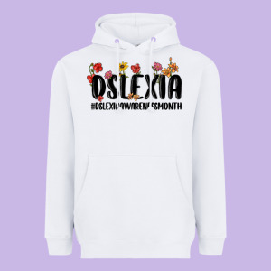 Dslexia Awareness Month Heavyweight Hoodie Designed By Maliassmallbusiness