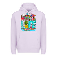 Lilac nurse life summer Premium Hoodie - AdoDesignShop