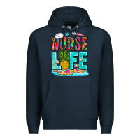 Navy nurse life summer Premium Hoodie - AdoDesignShop