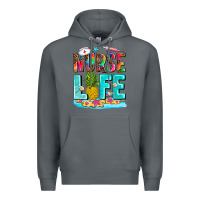 Rock nurse life summer Premium Hoodie - AdoDesignShop