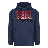 Navy teaching Heavyweight Hoodie - MaliasSmallBusiness