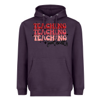Plum teaching Heavyweight Hoodie - MaliasSmallBusiness