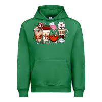 Emerald Nurse Coffee Cups Urban Hoodie - Artiststas
