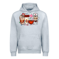 Heather Grey Nurse Coffee Cups Urban Hoodie - Artiststas
