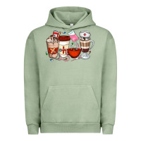 Pigment Oil Green Nurse Coffee Cups Urban Hoodie - Artiststas