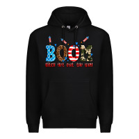 Black boom bitch get out the way Premium Hoodie - AdoDesignShop