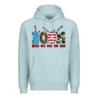 Blue Mist boom bitch get out the way Premium Hoodie - AdoDesignShop