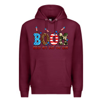 Burgundy boom bitch get out the way Premium Hoodie - AdoDesignShop