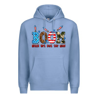 Colony Blue boom bitch get out the way Premium Hoodie - AdoDesignShop