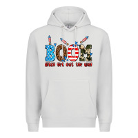 Dove Grey boom bitch get out the way Premium Hoodie - AdoDesignShop
